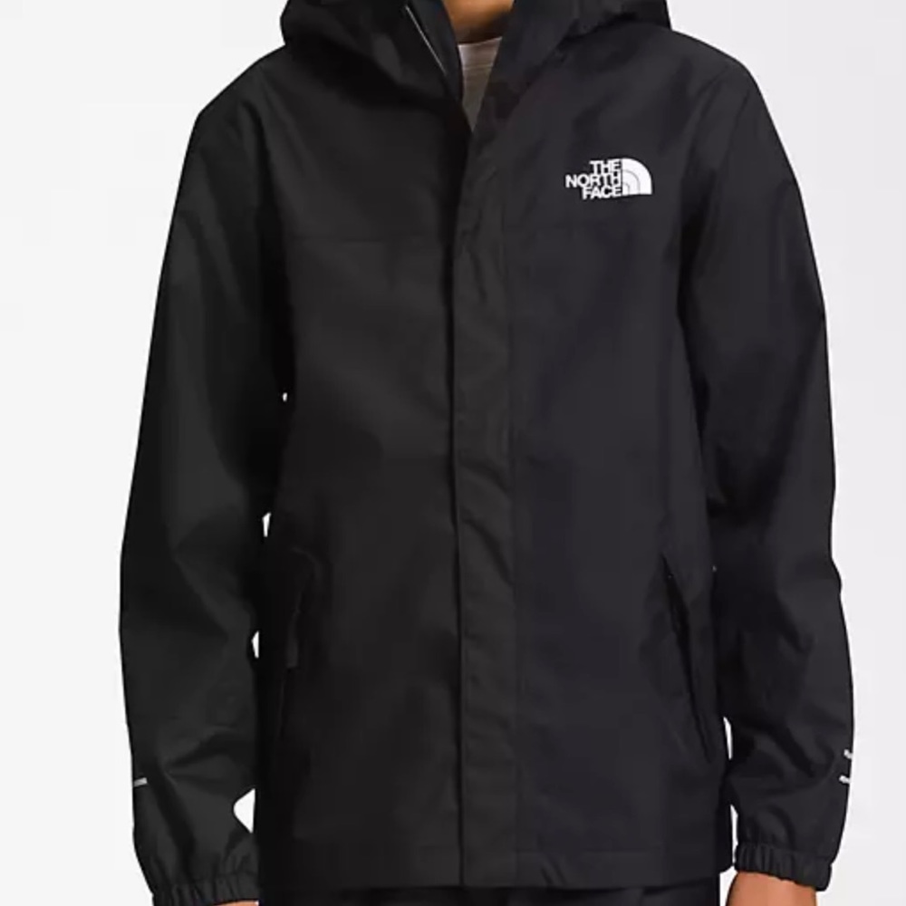 The North Face Youth Rain Jacket, Size Small 7/8, black.Perfect used condition!